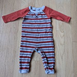 Tea Collection Boy's Striped romper size 0-3 months
